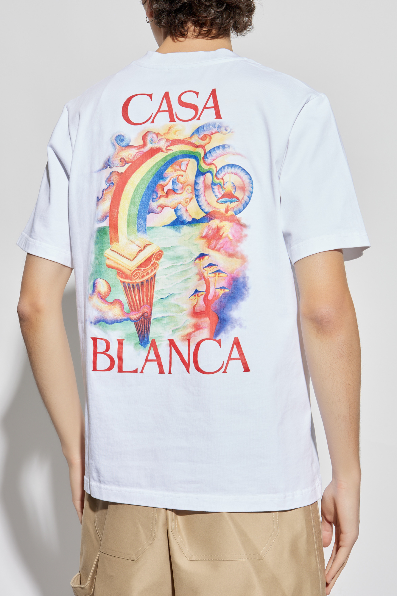 Casablanca Printed T-shirt | Men's Clothing | Vitkac